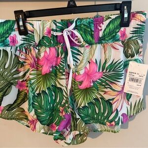 NWT Hurley Floral Swim Shorts. Size L